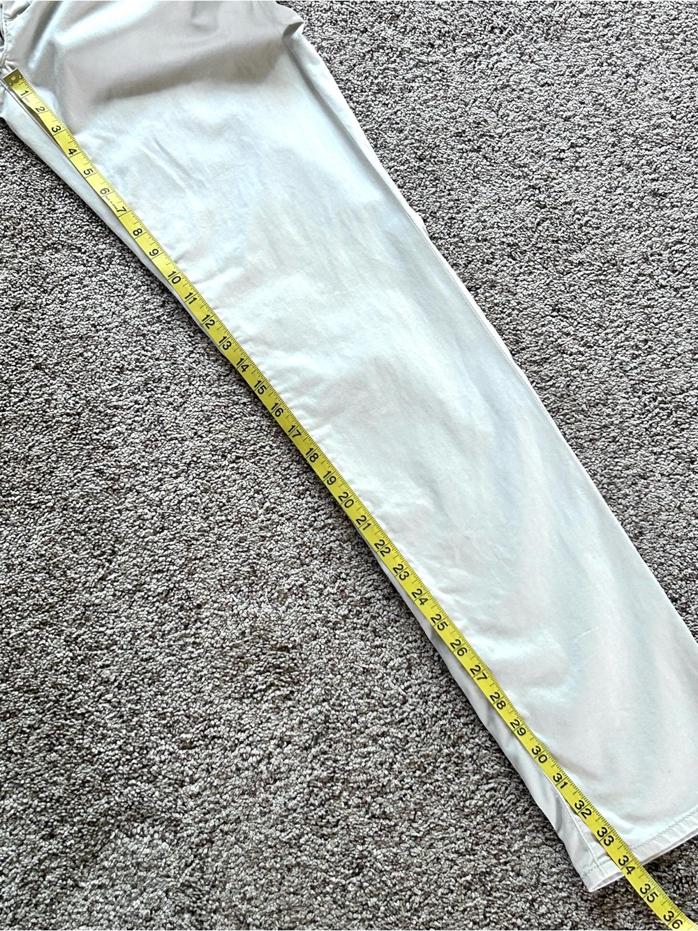 AG Adriano Goldschmied Marshall Slim Trouser Pant Cotton Desert Storm Mens 32x34 - Picture 14 of 15